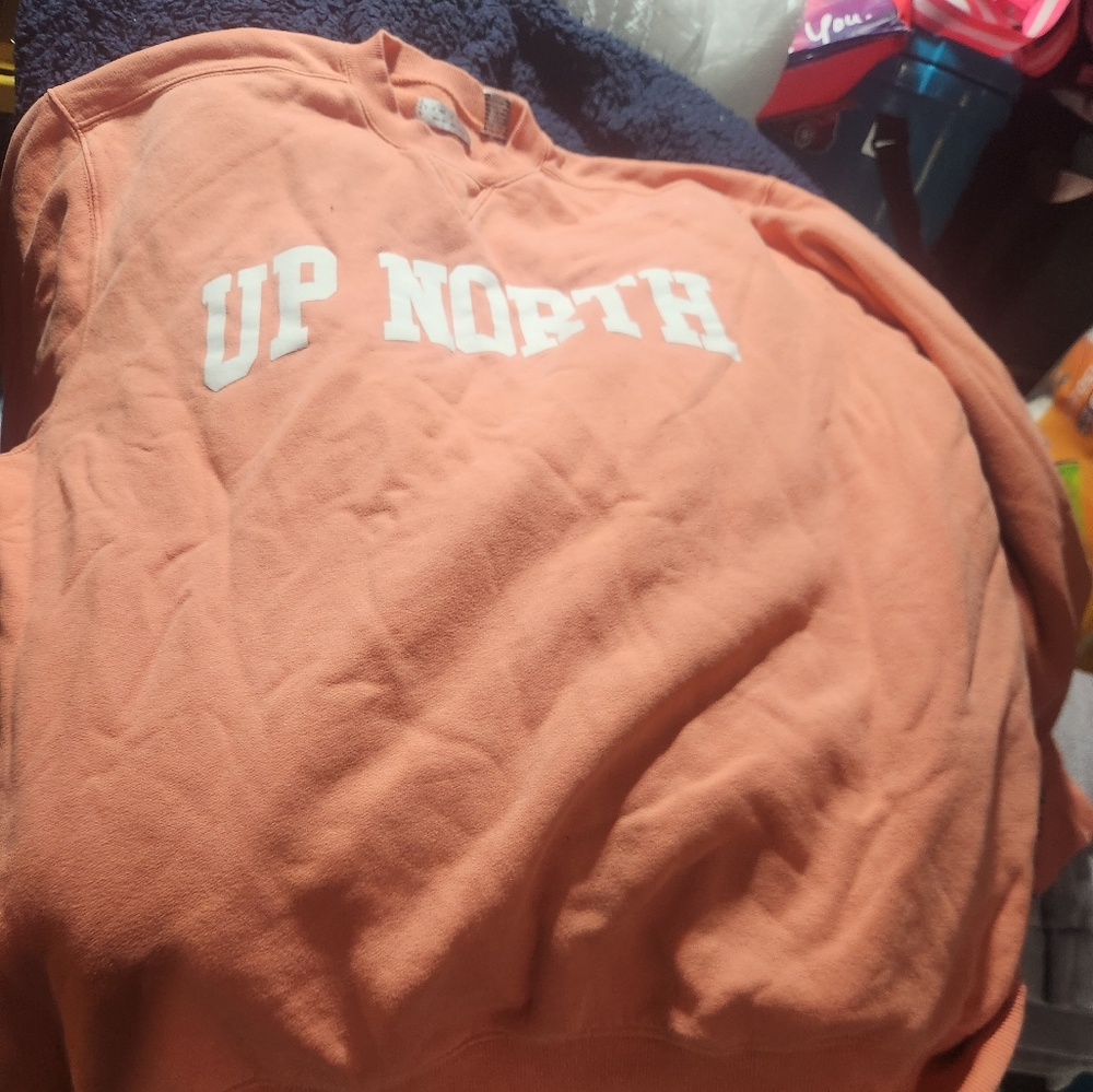 Orange 'Up North' Sweatshirt
